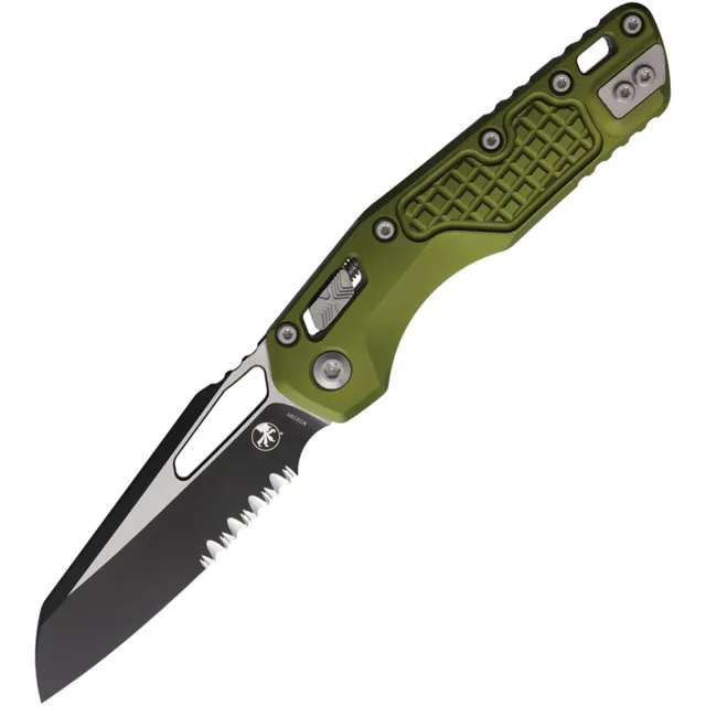 Microtech MSI 210-2FROD 3.88 In Wharncliff PS Black ODG Alu Handle - MICROTECH for sale at Iron and Lace