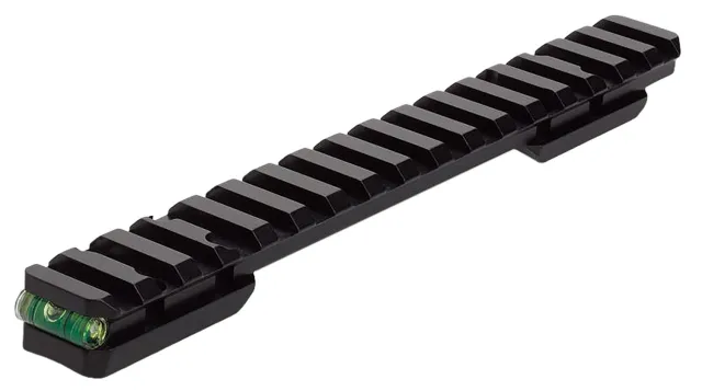 Browning 12525 X-Bolt Ultra Magnum 20 MOA Picatinny Rail - Matte Black with Integrated Bubble Level - Browning