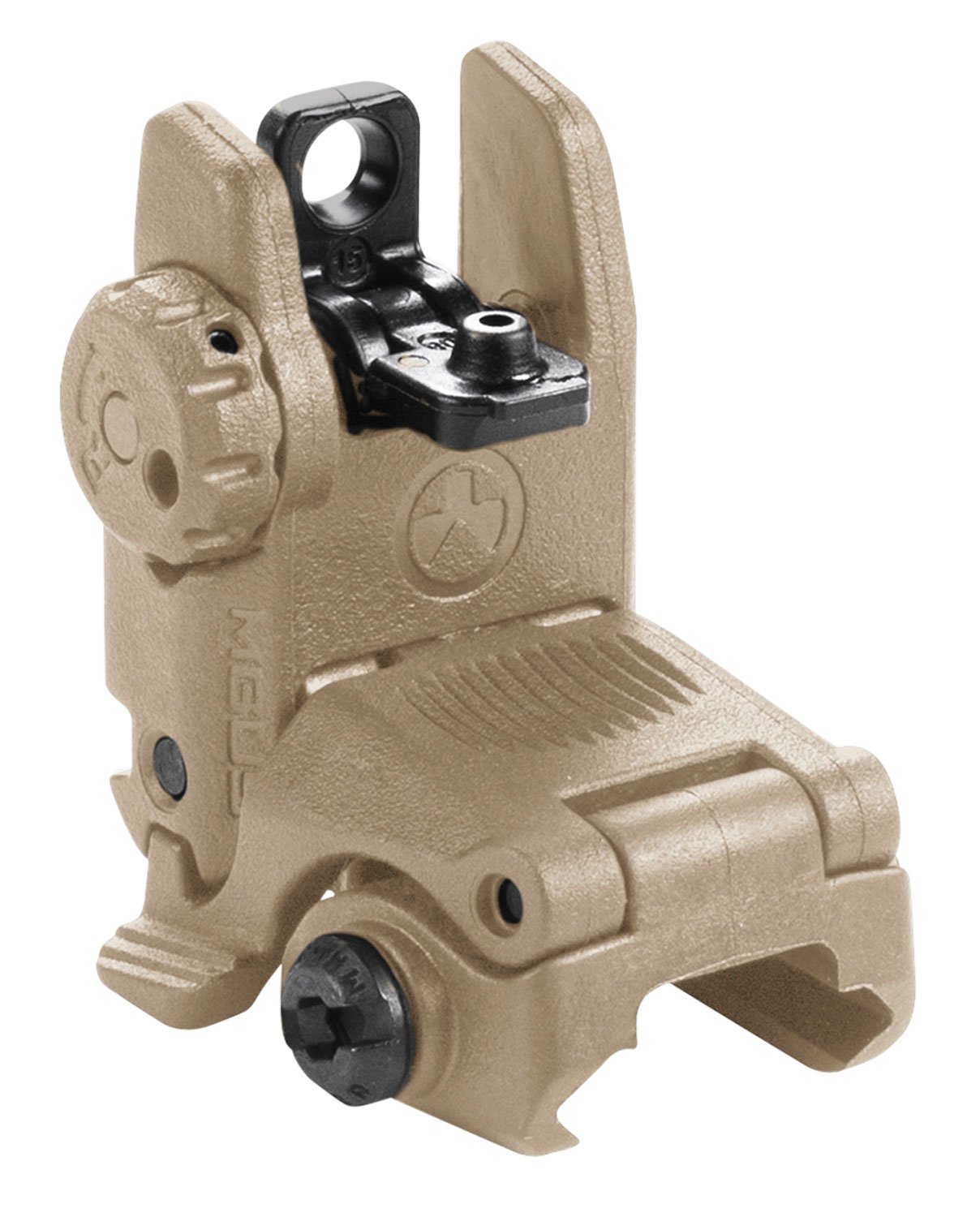 Magpul MAG248-FDE MBUS Gen 2 Flip Up Rear Sight, Flat Dark Earth - Magpul Industries