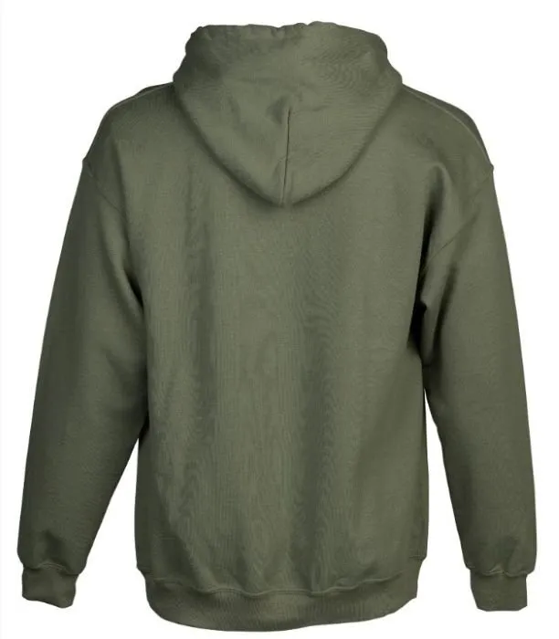 Browning Vintage Emblem Whitetial Green Hoodie 5030036404 - Browning
