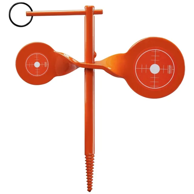 Buy Champion Rimfire Screw-In Double Gong Spinner Target Steel Orange online
