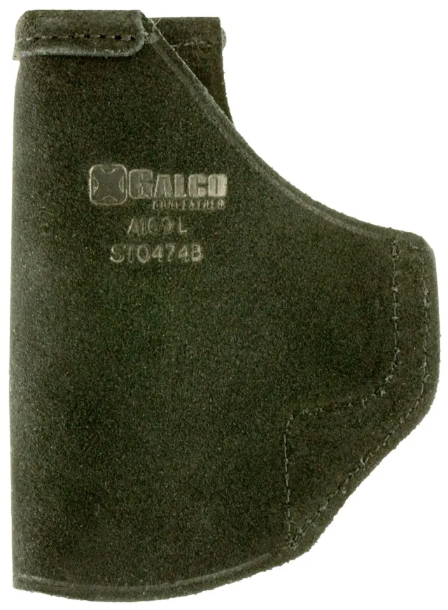Galco STO474B Stow-N-Go IWB Black Leather Holster for S&W M&P Compact