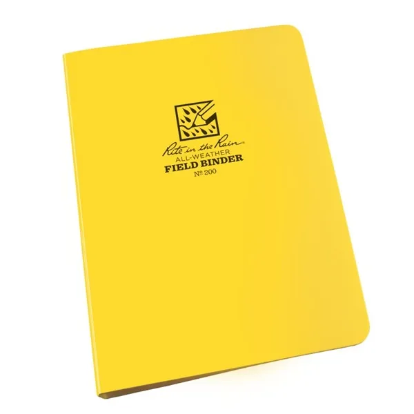 Rite in the Rain Ring Binder 0.5in Yellow Waterproof Durable