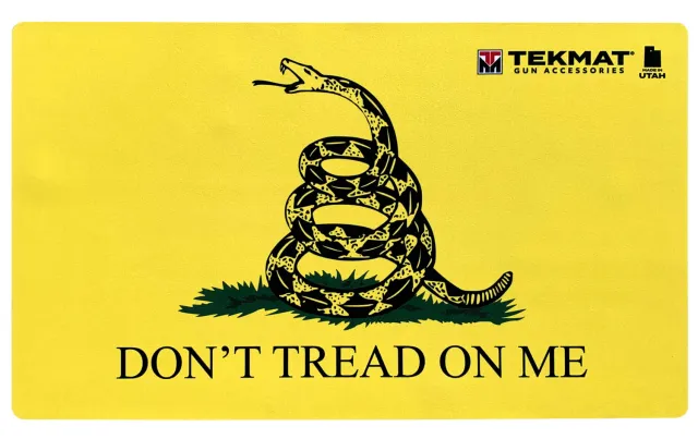 Buy TekMat TEK42TREAD Don't Tread on Me Door Mat Black/Yellow 25"x42" online