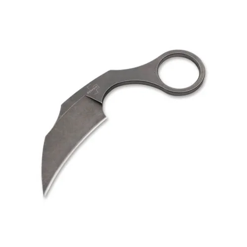 Boker Bad Moon Fixed Hawkbill D2 Steel Dark Stonewash Kydex Sheath - Boker for sale at Smoke Wagon Firearms