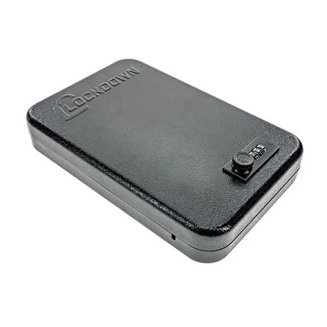 Lockdown Combination Handgun Vault Compact Steel 1134158 Black