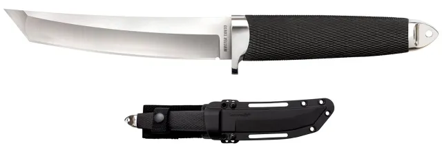 Cold Steel CS35AB Master Tanto 6in VG-10 San Mai Blade Black Kray-Ex Handle - Cold Steel