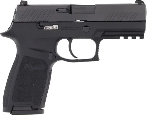USED SIG P320 CARRY 9MM 3.9" (3)17RD NEW BADGED WARREN PD