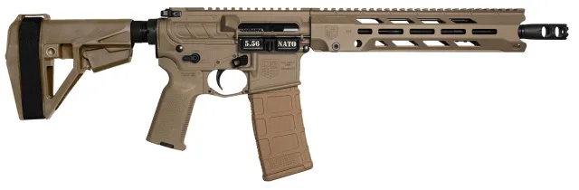 DIAMONDBACK DB15 Obsidian 5.56 NATO 11.5in 30rd FDE Pistol (DB1984K061)