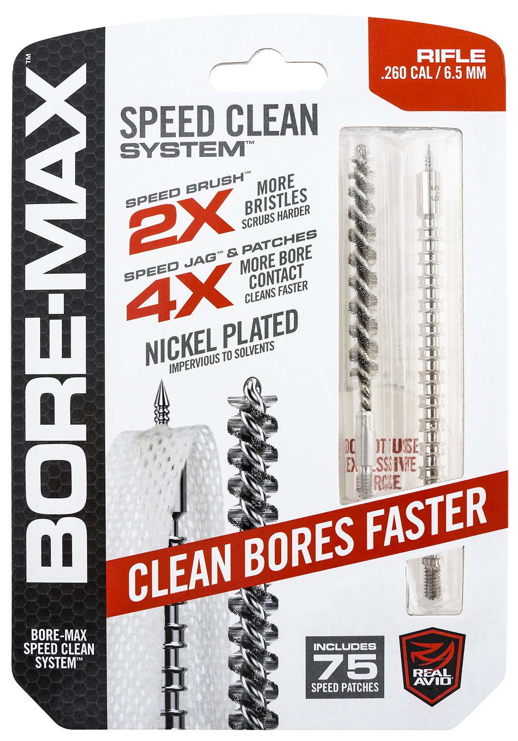 Buy Real Avid AVBMSET65MM Bore-Max Speed Clean Upgrade Set 6.5mm Rifle online