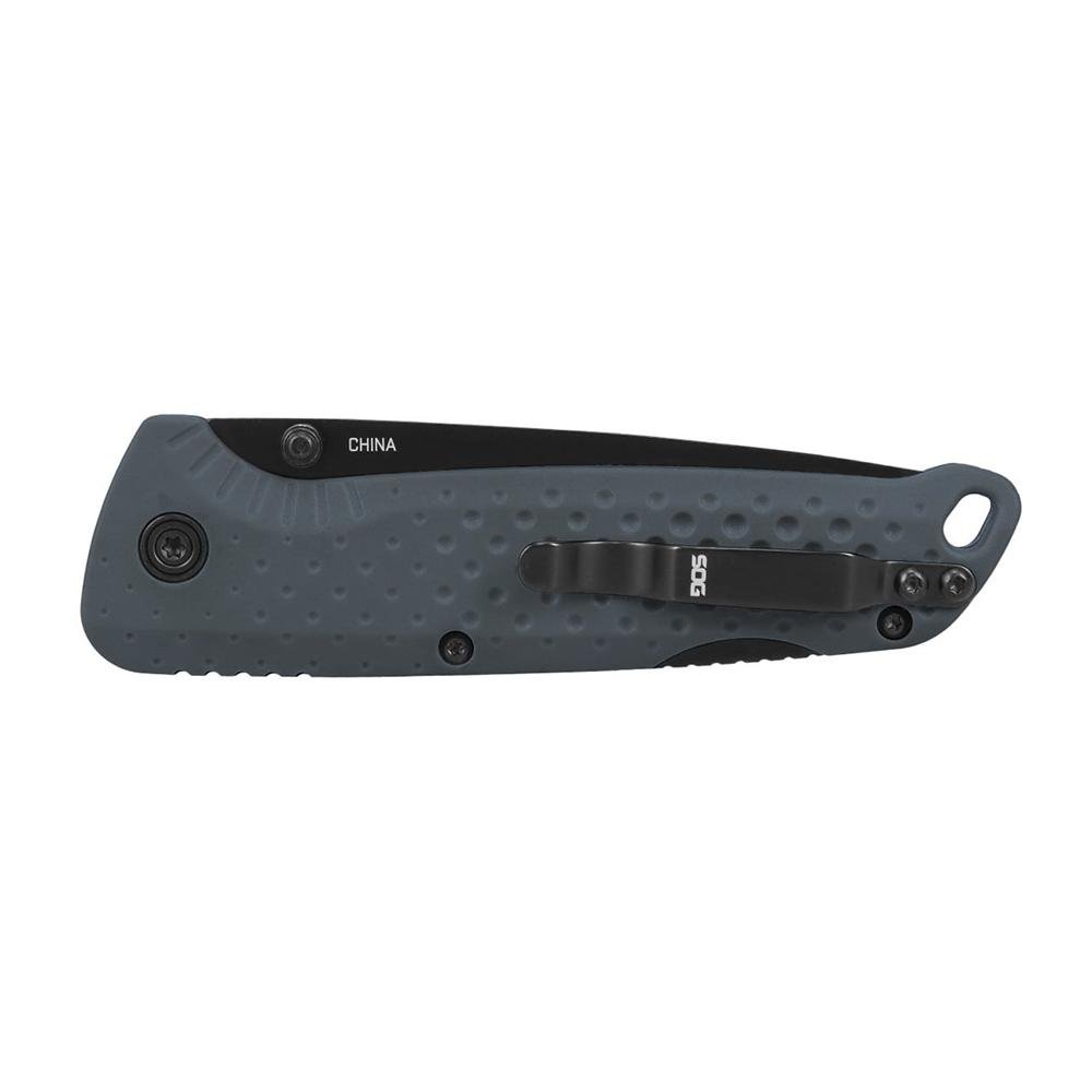 Buy SOG Knives Adventurer LB Folding Knife 3 Drop Point Blade Grey online