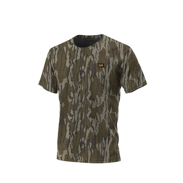 Buy GSM Outdoors DV8 Ambush Short-Sleeve Shirt Mossy Oak Bottomland 2XL online