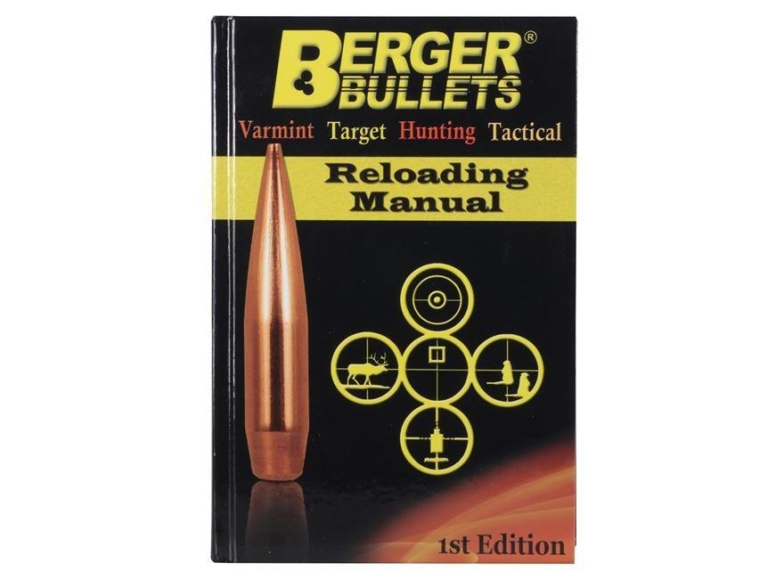 Buy Berger Bullets 11111 Reloading Manual 1st Edition, 830 Pages online