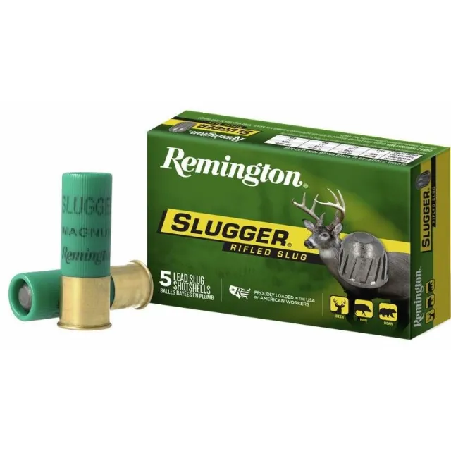 Remington 20300 12 Gauge 2.75 in 1 oz Rifled Slug 1560 fps 5 Rounds - Remington Arms Company, LLC - 12 Gauge