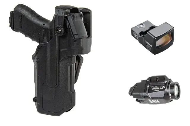 Blackhawk Glock 17/19 Holster w/TLR-7 & RXS250 Mount System
