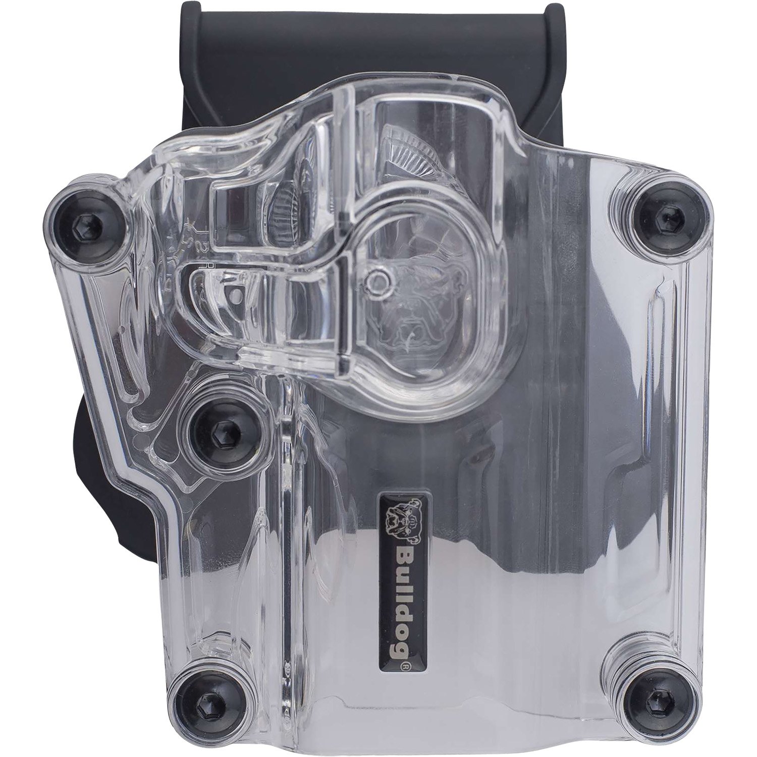 Bulldog MX-002 Multi Fit Polymer Holster Clear/Black Paddle RH - Bulldog