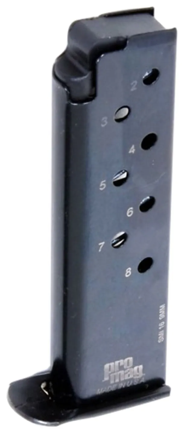 Buy ProMag SMI 16 Magazine 9mm Luger 8rd Blued Steel for S&W Model 39 online