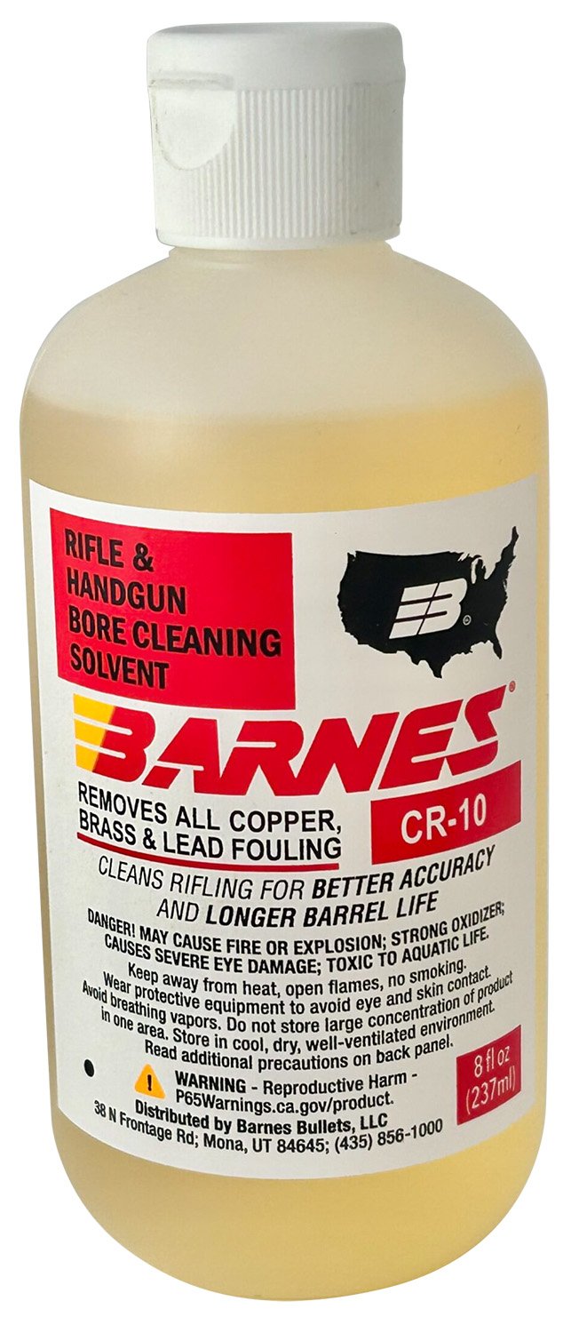 Barnes Bullets CR-10 Bore Cleaner 8 oz Non-Corrosive Solvent - Browning - 8 OZ