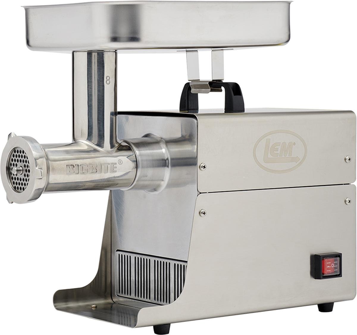 LEM Products 17791 #8 Big Bite Electric Grinder, 0.5 HP, Stainless Steel - DNZ Products