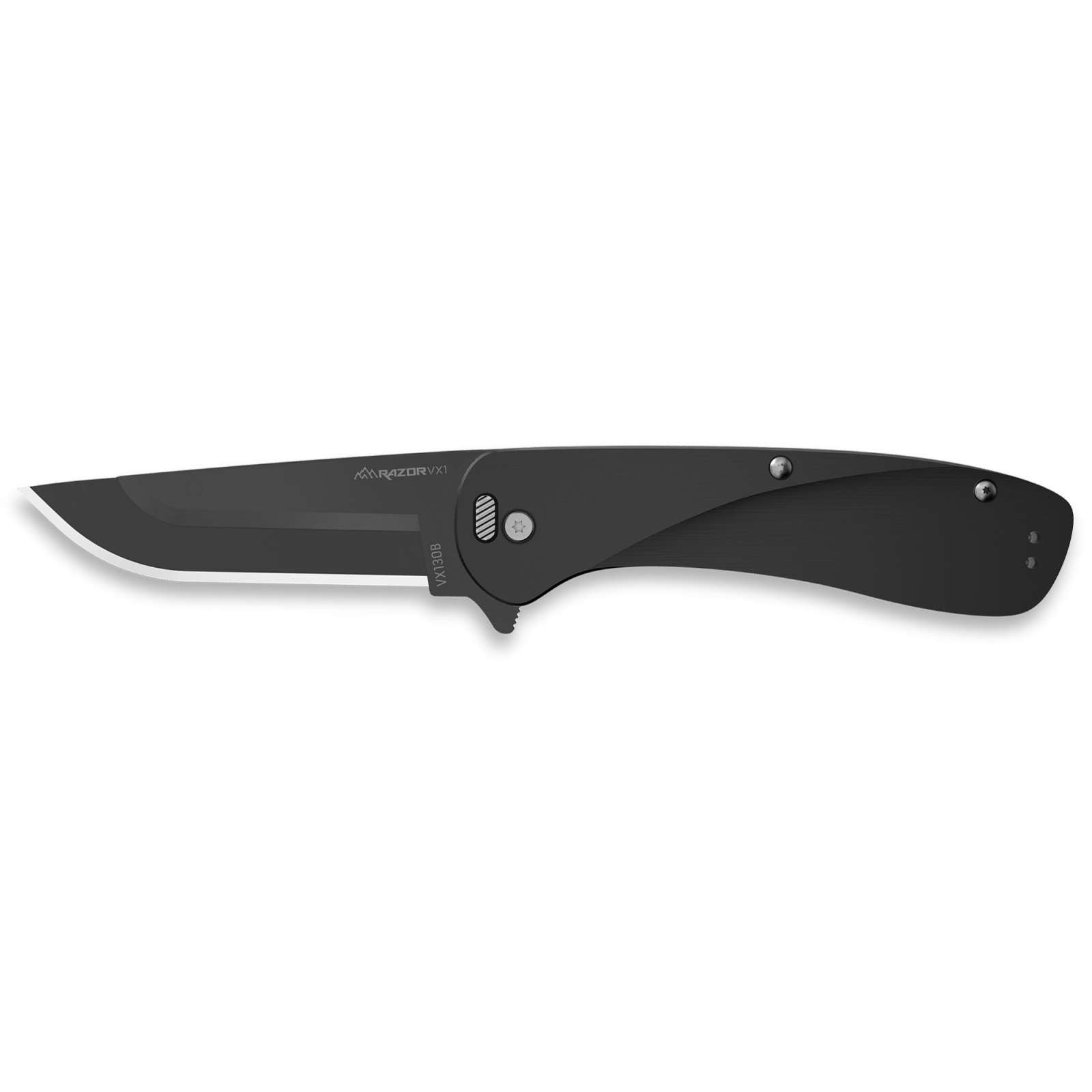 Buy Outdoor Edge VX130BC Razor VX1 3" Black Aluminum Spring Assist Folder online