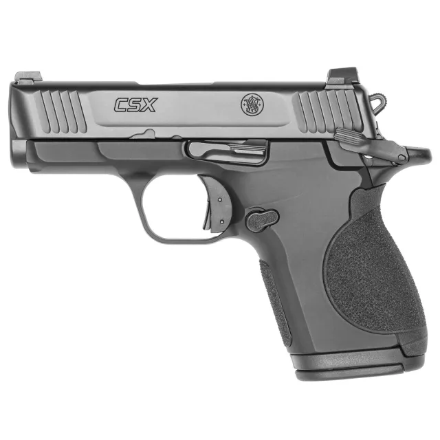 Smith & Wesson 12615 CSX 9mm Luger 10+1/12+1 3.10" Black Armornite Serrated Slide Matte Aluminum Interchangeable Backstrap Grips Ambidextrous
