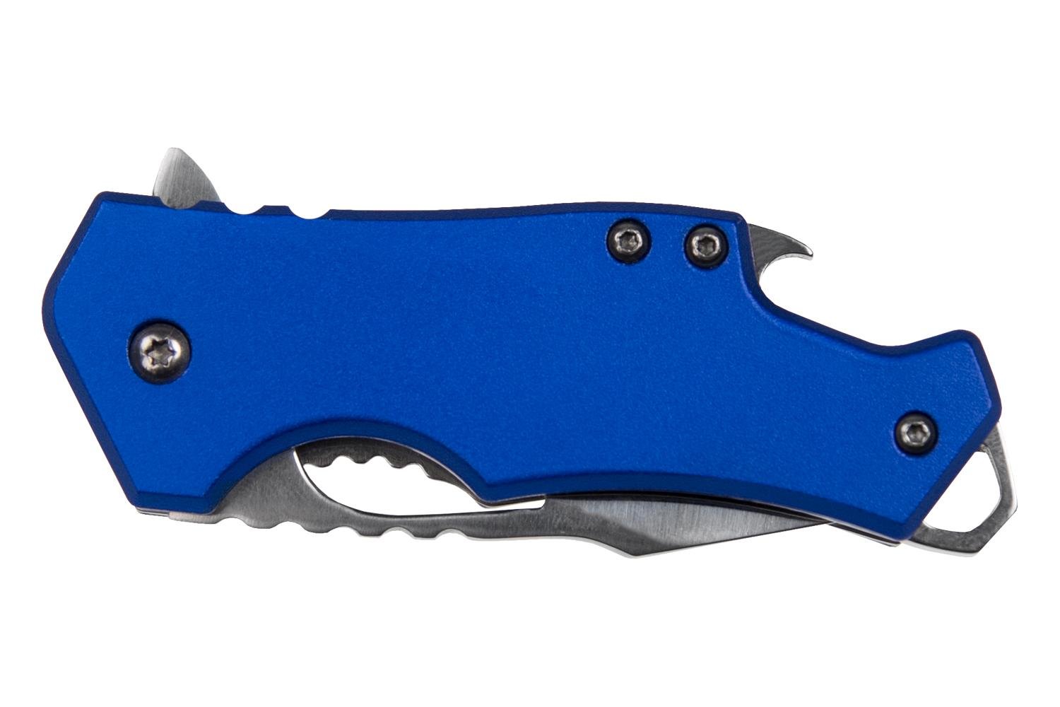 Sarge Knives Blue Fuse- Blue Pocket Knife & Bottle Opener - Sarge Knives