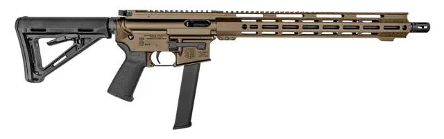 Diamondback DB1418P061 9MM Rifle, 16" Barrel, M-LOK, FDE, 32+1 Capacity