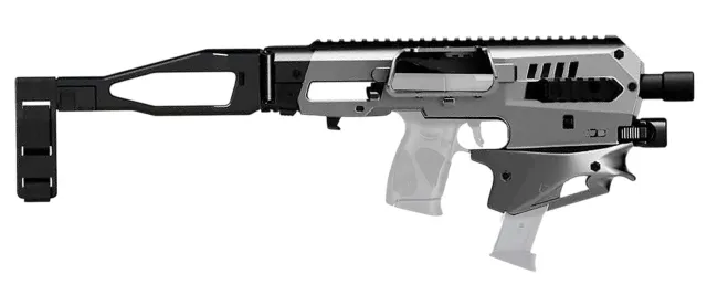 Command Arms MCKGEN2TU Micro Conversion Kit Glock Brace Grey - Command Arms