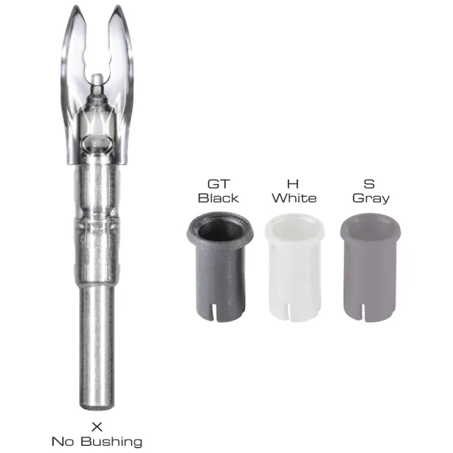 Nockturnal NT-314 Lighted Nocks Blue 3pk, Polycarbonate, Adapter Sleeves - Nockturnal