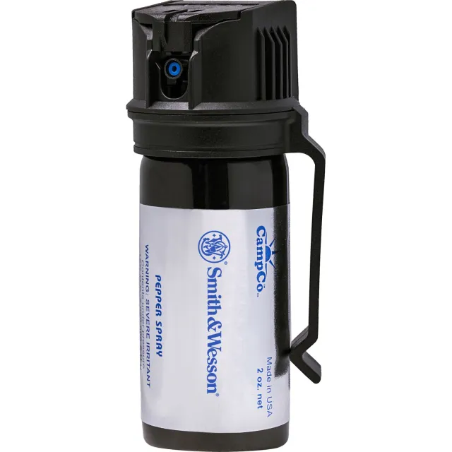 Caliber Gourmet Smith and Wesson Pepper Spray 2oz Flip Top Safety Clip - Caliber Gourmet