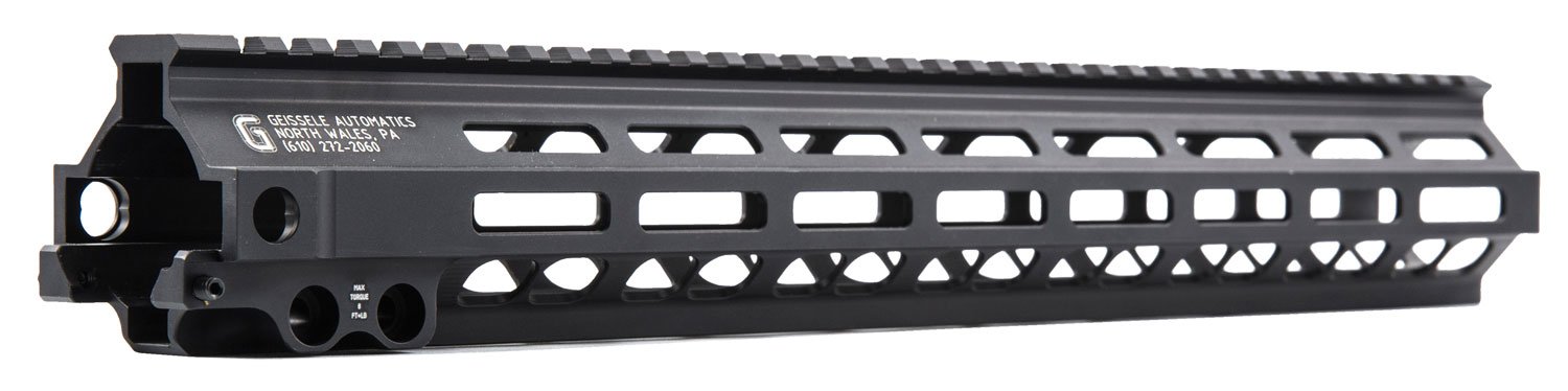 Geissele 05-286B Super MK8 M-Lok Rail 15" Aluminum Black AR15/M16/M4 - Geissele