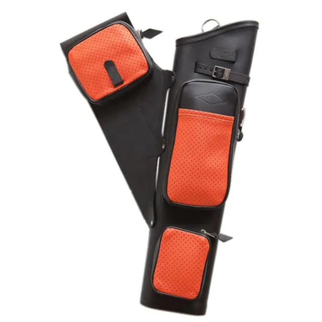 Neet NT-2300 Leather Target Quiver Black 21" RH - Neet