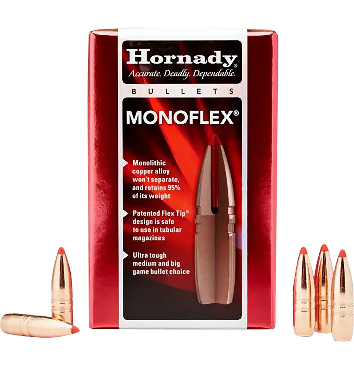 Hornady MonoFlex 45 Caliber .458 250 gr Hunting Ammo - Hornady - 45 Caliber