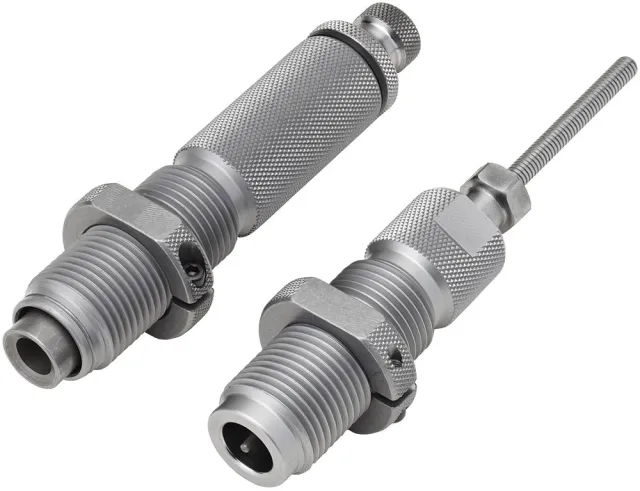 Hornady 546282 Custom Grade Series I 2-Die Set for 6.5x55 Swedish Includes Sizing/Seater - Hornady - 6.5X55 SWEDISH for sale at Gun Club HQ