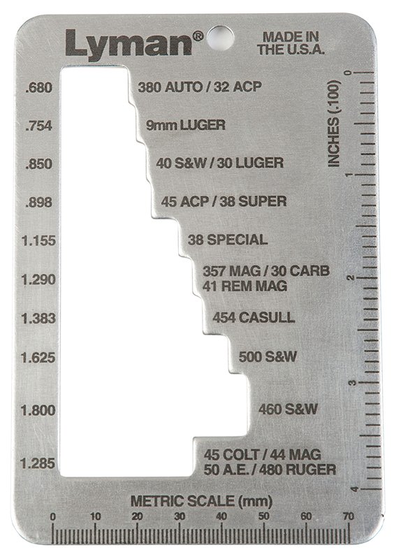 Lyman E-Zee Case-Length Gauge Pistol, Revolver 7832217 - Lyman - All