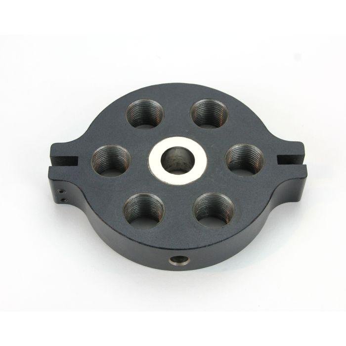 Lyman T-Mag II Extra Turret, 6 Die Capacity, Flat Machined Base - Lyman