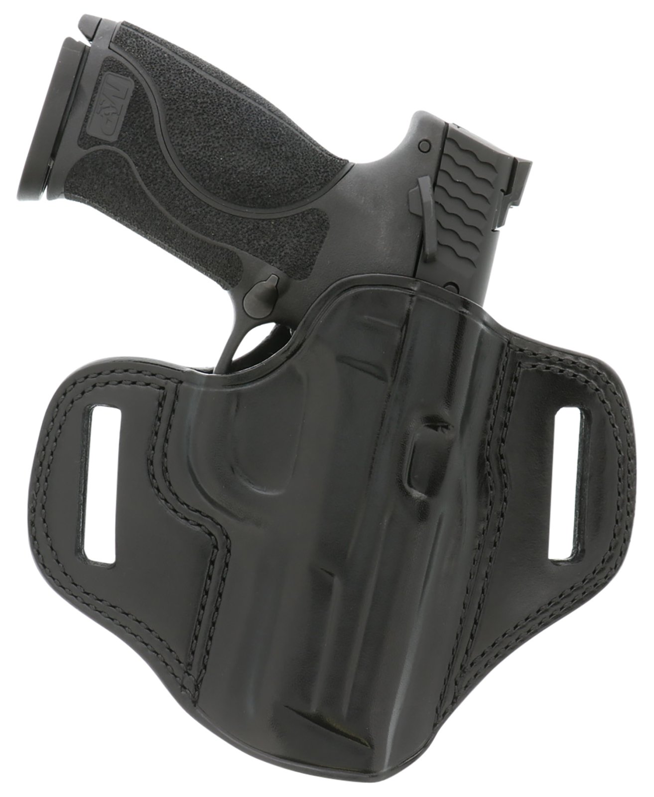 Galco CM226B Combat Master Black Leather Holster for Glock/CZ Pistol - Galco International