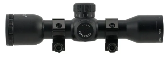 BSA TW4X30 Tactical Weapon Scope 4x30mm Mil-Dot Matte Black - US Optics - 30MM