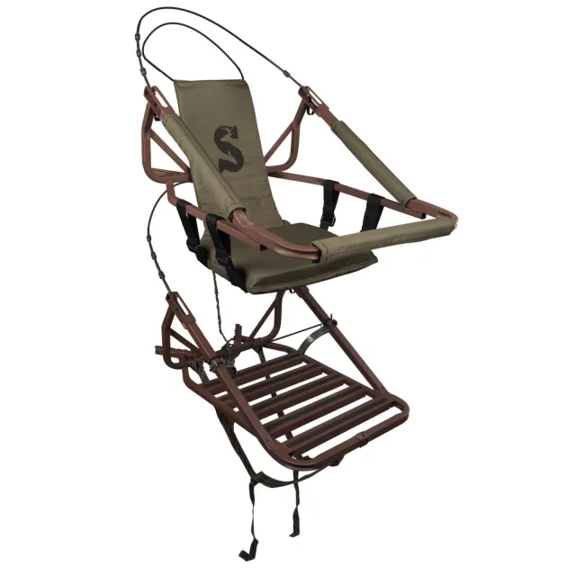 Summit SU81137 Viper Steel Climbing Treestand, Durable & Lightweight - Summit Tree Stands