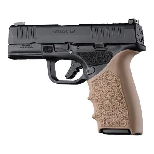 Buy Hogue 18323 Beaver Tail Grip Sleeve Hellcat Pro FDE Cobblestone online