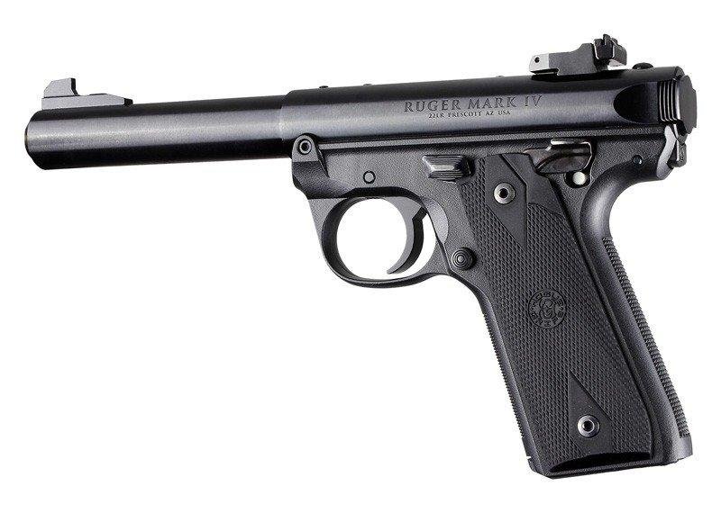 Buy Ruger 22/45 MKIV Checkered Rubber Grip Panels with Diamonds Black online