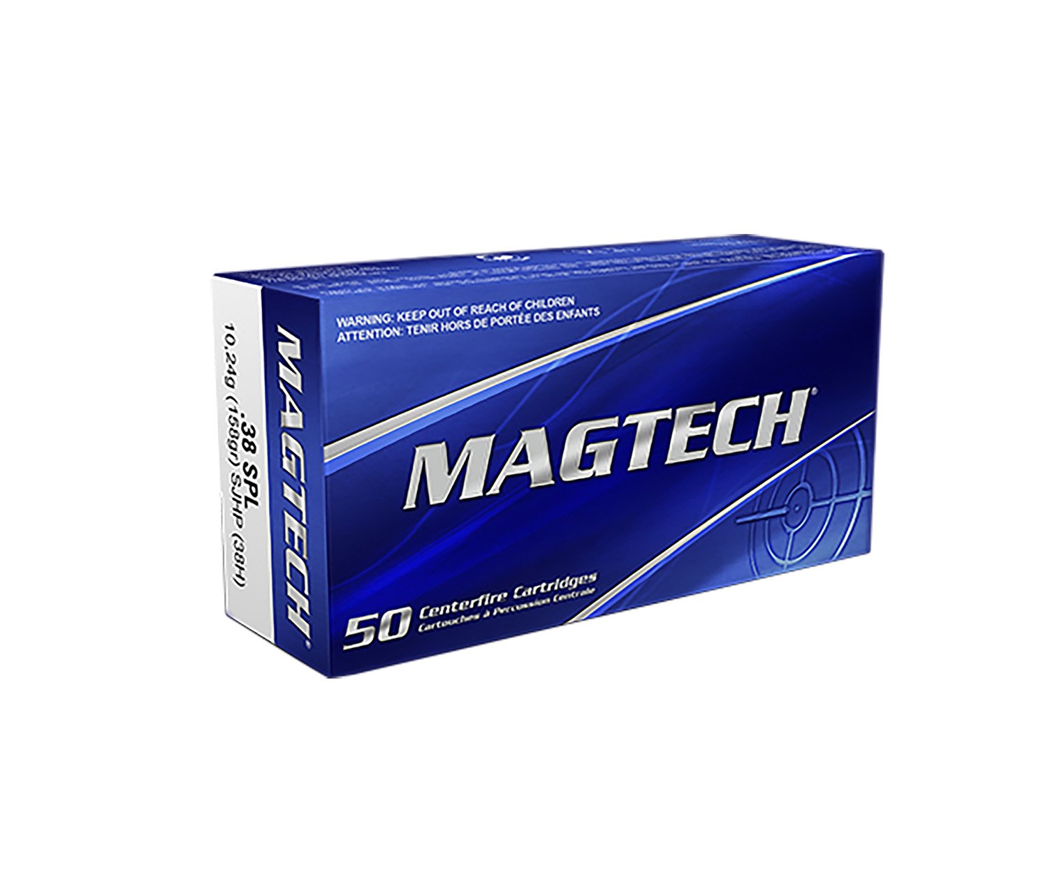 Magtech Ammunition 38H 38 Special 158gr SJHP 275rd Range/Training - Magtech Ammunition - 38 Special