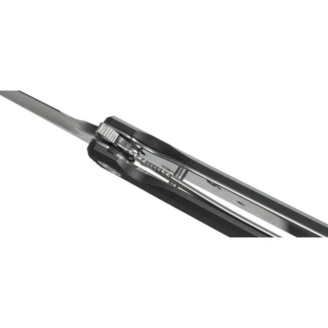 Crkt 3810 LCK + Large 3.62" Folding Drop Point Plain Satin 8Cr13mov SS - Columbia River Knife & Tool