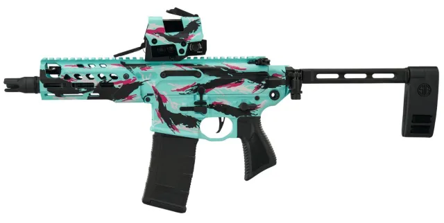 Sig SAUER PMCX-300B-6B-LT-MTS 300 AAC Blackout 6.75" Pistol Tiger Stripe