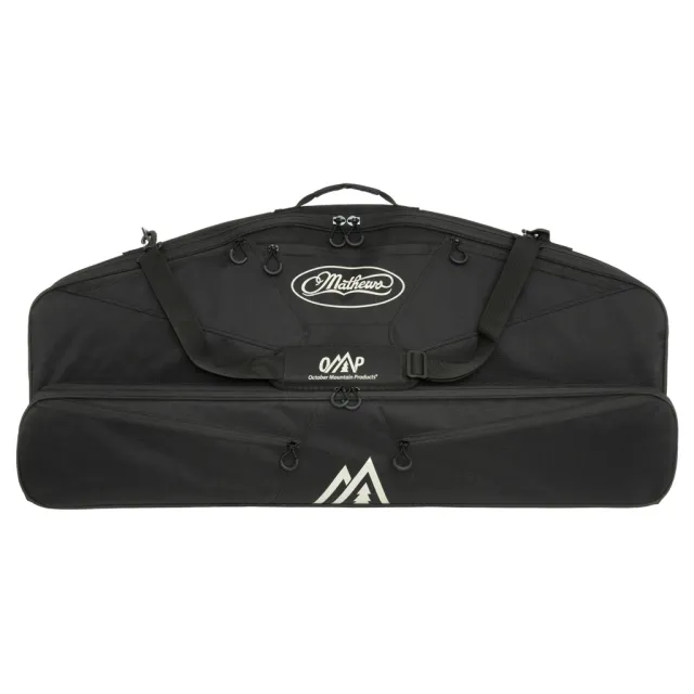 October Mountain 810096081346 Blackout Bow Case 40in Black Ripstop Shell - October Mountain