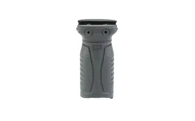 XTS Rubberized Short Vertical Grip Fits Picatinny Rail Matte Finish Black