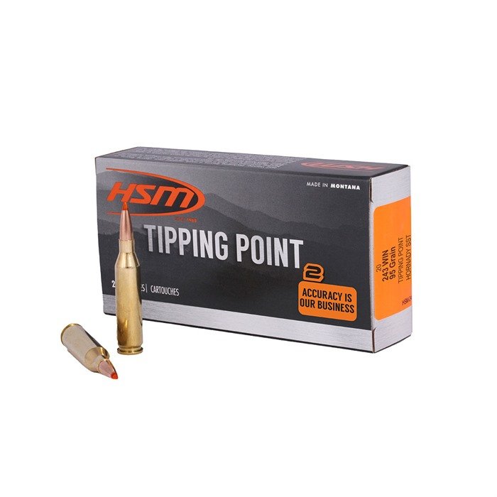 Buy HSM 24322N Tipping Point Super Shock Tip 243 Win 95 gr Hornady SST 20... online