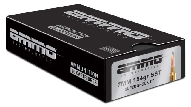 Ammo Inc. Signature 7mm Rem Mag 154gr SST Brass Case Rifle Ammo 20 Rounds - Ammo Inc. - 7mm Rem Mag