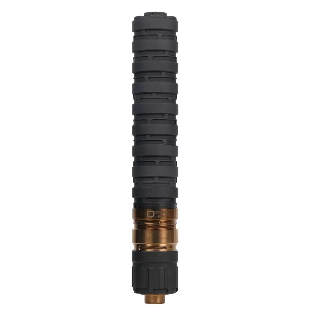 Q Erector SIL-E-9-BLACK 9mm Suppressor Black Aluminum 8.70 In 1/2-28 TPI