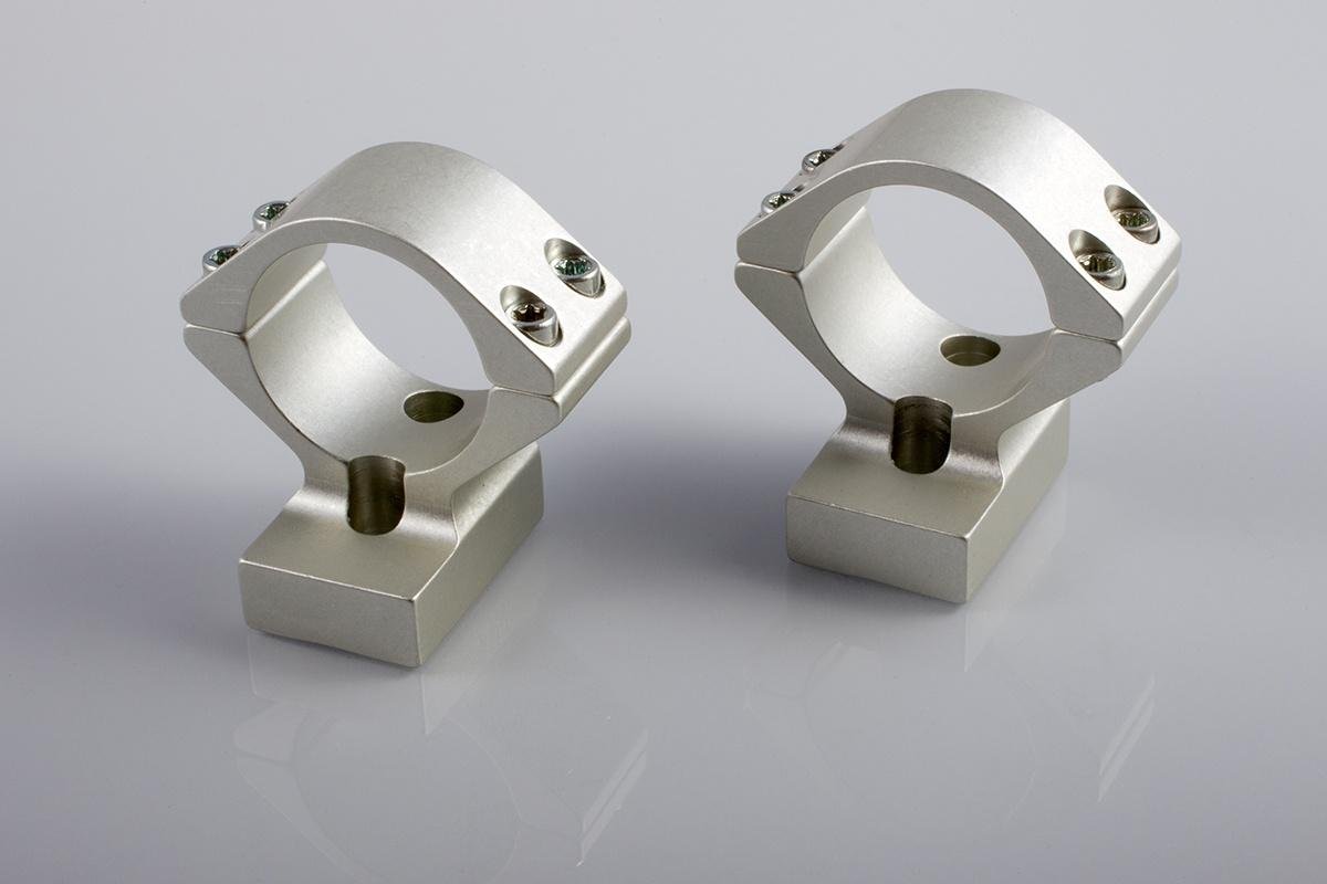 Buy Talley S950725 Lightweight Alloy Mount Combo Silver 1" High Savage SA online